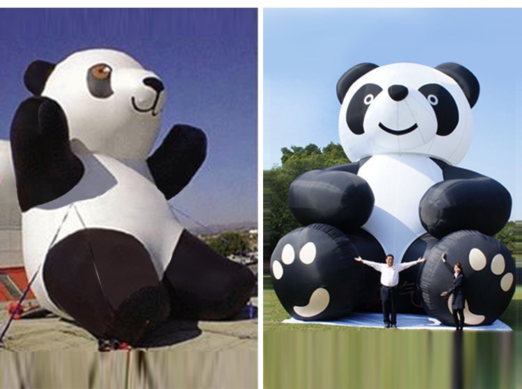 钟山充气熊猫展示